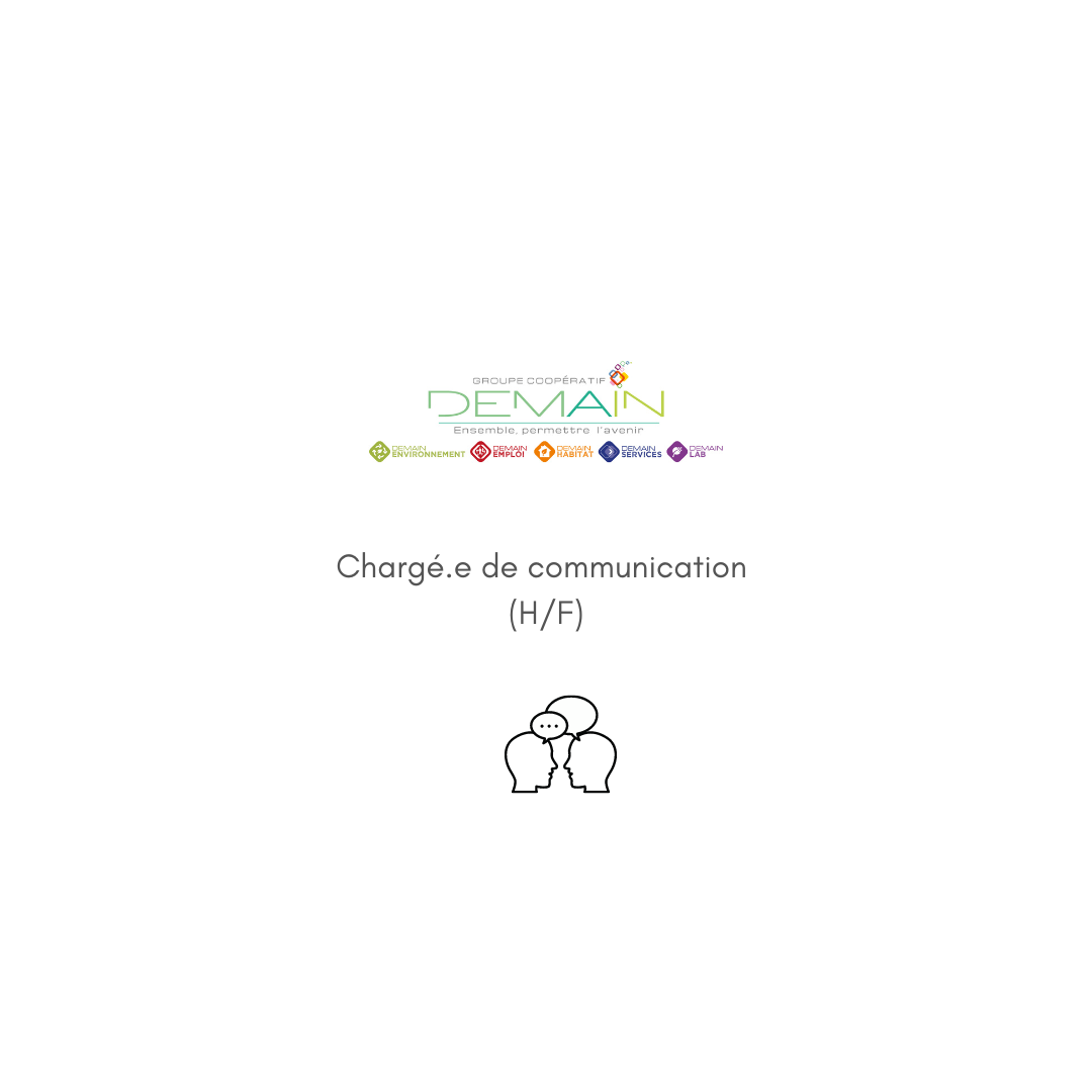 Chargé de communication (H/F) - CDI