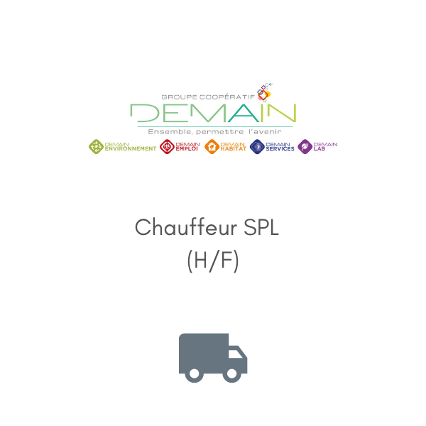 Chauffeur SPL (H/F) - CDI